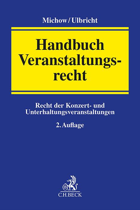 Cover-Bild Handbuch Veranstaltungsrecht