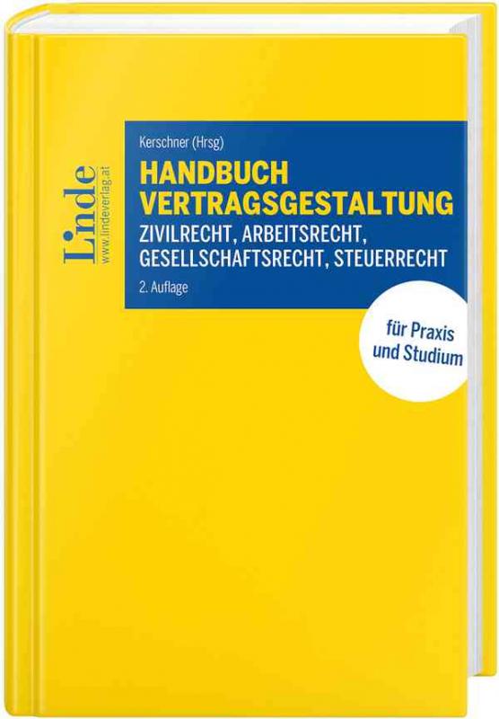 Cover-Bild Handbuch Vertragsgestaltung