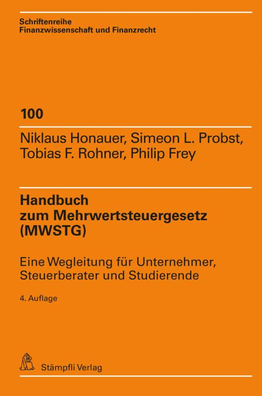 Cover-Bild Handbuch zum Mehrwertsteuergesetz (MWSTG)