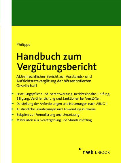 Cover-Bild Handbuch zum Vergütungsbericht