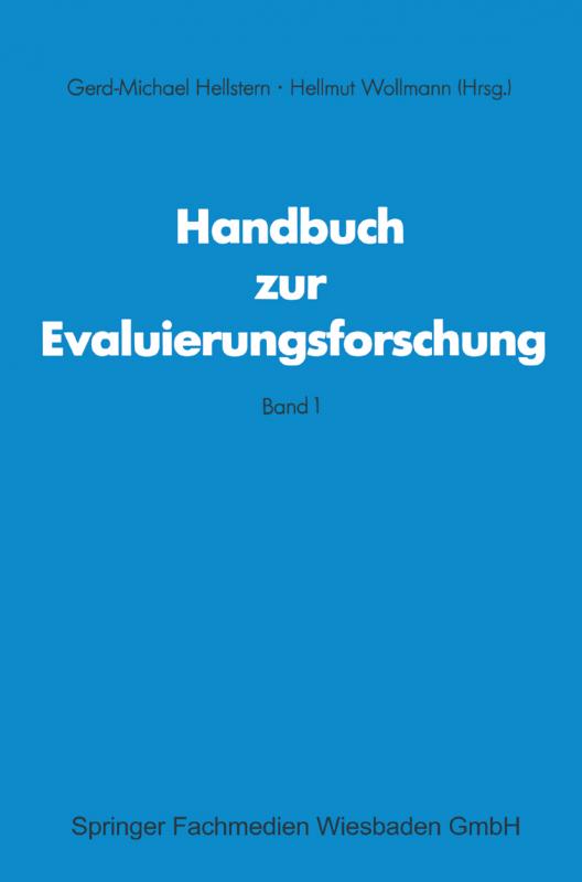 Cover-Bild Handbuch zur Evaluierungsforschung