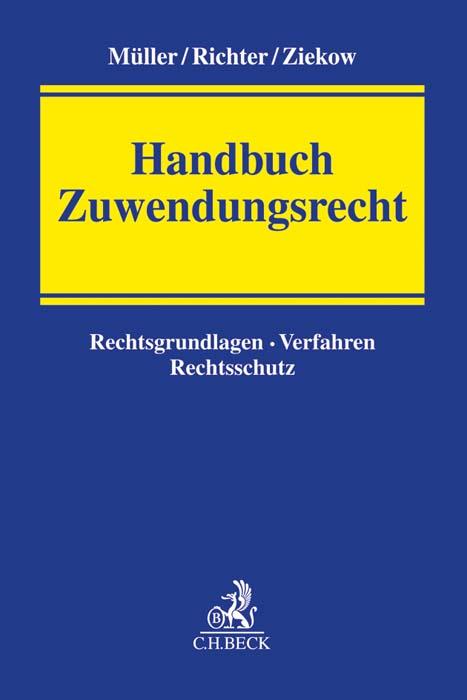 Cover-Bild Handbuch Zuwendungsrecht