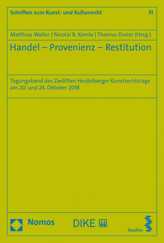 Cover-Bild Handel – Provenienz – Restitution