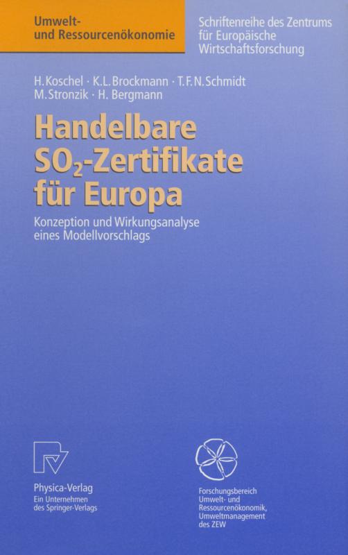 Cover-Bild Handelbare SO2-Zertifikate für Europa