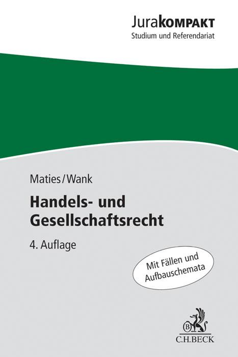 Cover-Bild Handels- und Gesellschaftsrecht