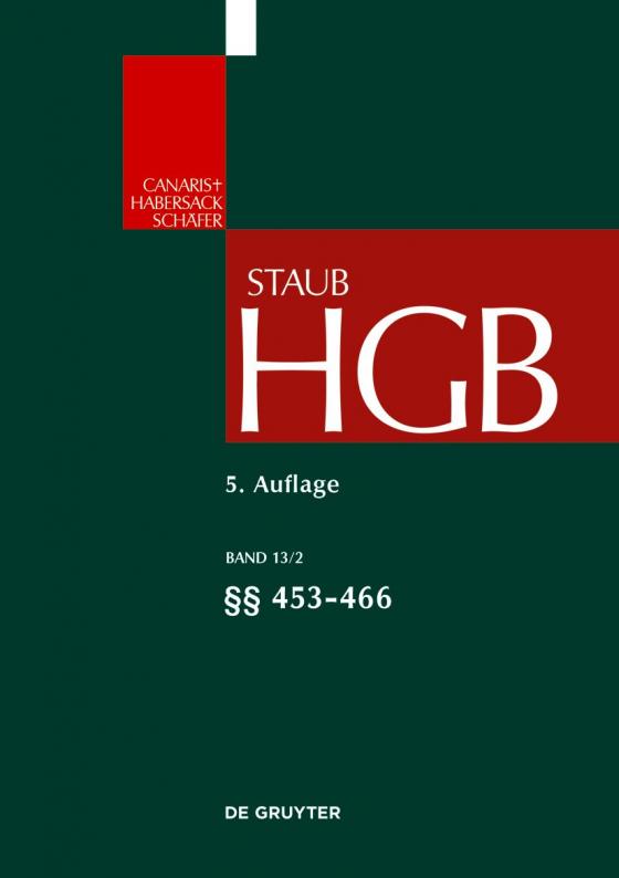 Cover-Bild Handelsgesetzbuch / §§ 453-466