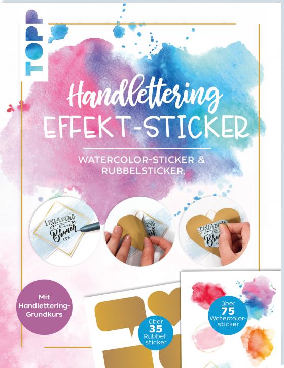 Cover-Bild Handlettering Effekt-Stickerbuch