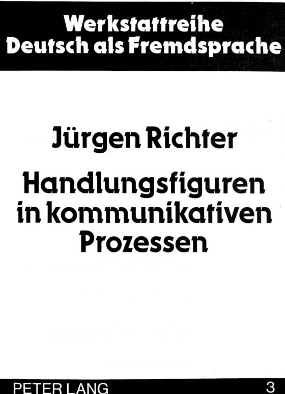 Cover-Bild Handlungsfiguren in kommunikativen Prozessen