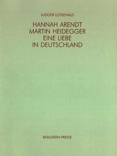 Cover-Bild Hannah Arendt - Martin Heidegger