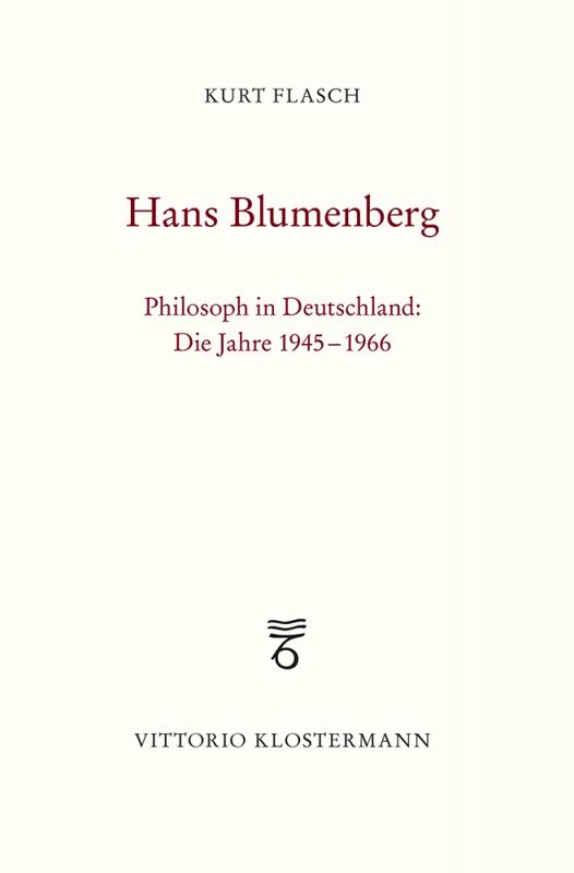 Cover-Bild Hans Blumenberg