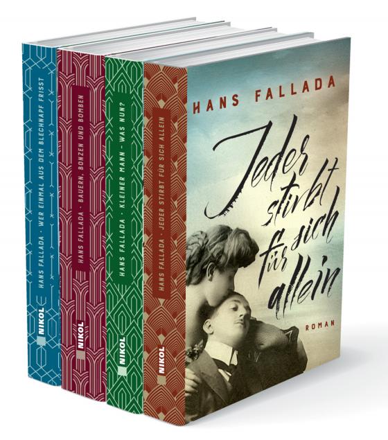 Cover-Bild Hans Fallada (vier Romane) - Jeder stirbt für sich allein - Kleiner Mann, was nun? - Bauern, Bonzen und Bomben - Wer einmal aus dem Blechnapf frißt
