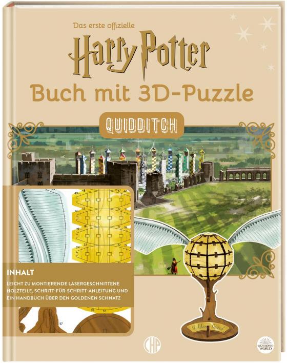 Cover-Bild Harry Potter - Quidditch - Das offizielle Buch mit 3D-Puzzle Fan-Art