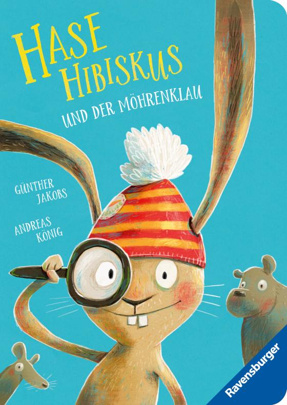 Cover-Bild Hase Hibiskus und der Möhrenklau - Kinderbuch ab 3 Jahren, Pappbilderbuch, Bilderbuch