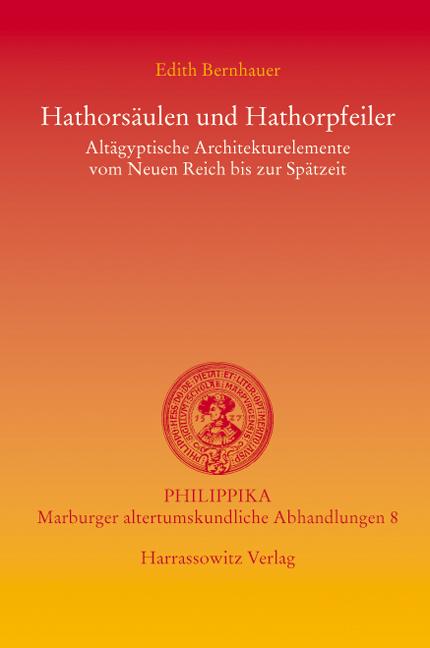 Cover-Bild Hathorsäulen und Hathorpfeiler