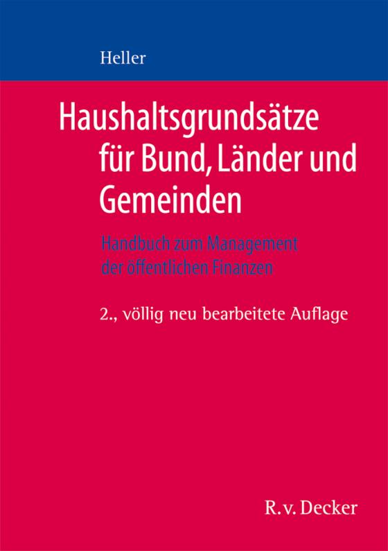 Cover-Bild Haushaltsgrundsätze für Bund, Länder und Gemeinden