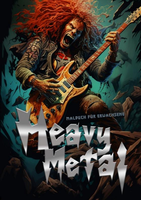 Cover-Bild Heavy Metal Malbuch für Erwachsene