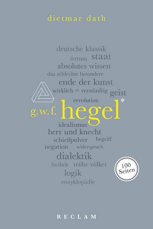 Cover-Bild Hegel. 100 Seiten