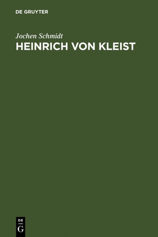Cover-Bild Heinrich von Kleist