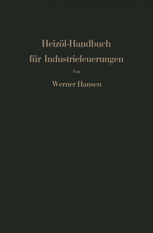 Cover-Bild Heizöl-Handbuch für Industriefeuerungen