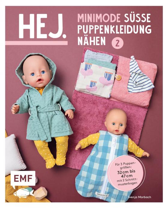 Cover-Bild Hej. Minimode – Süße Puppenkleidung nähen 2