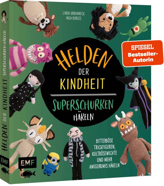 Cover-Bild Helden der Kindheit – Das Häkelbuch der Superschurken