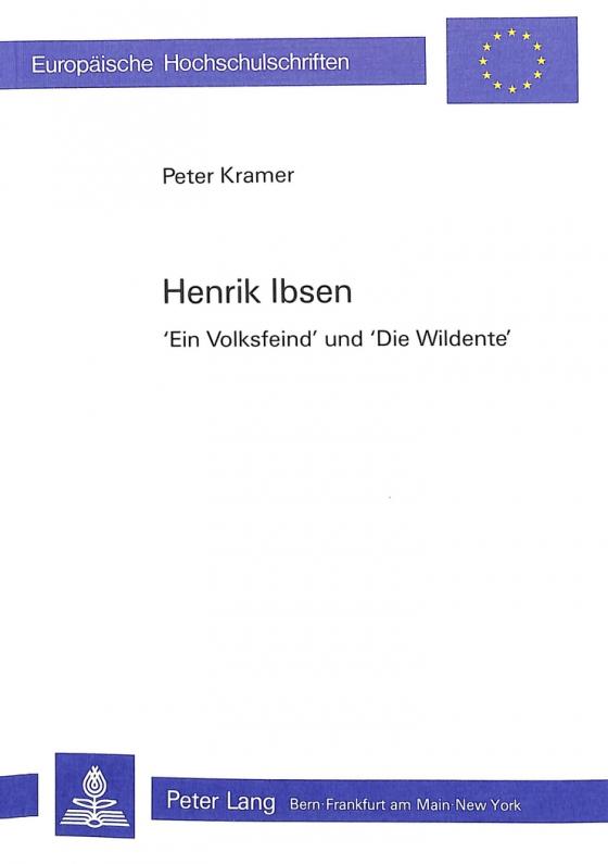 Cover-Bild Henrik Ibsen- «Ein Volksfeind» und «Die Wildente»