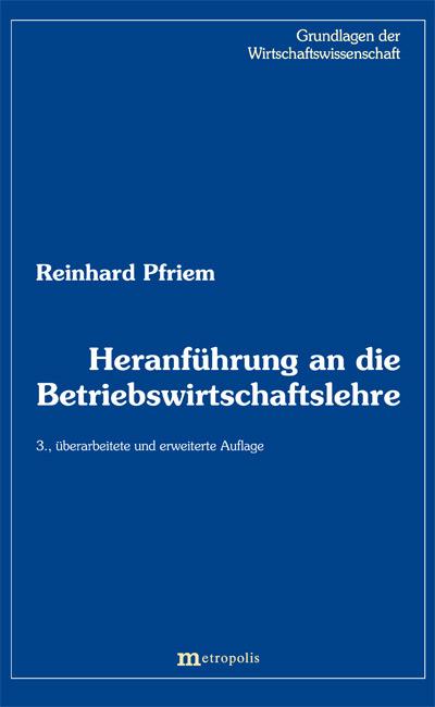 Cover-Bild Heranführung an die Betriebswirtschaftslehre