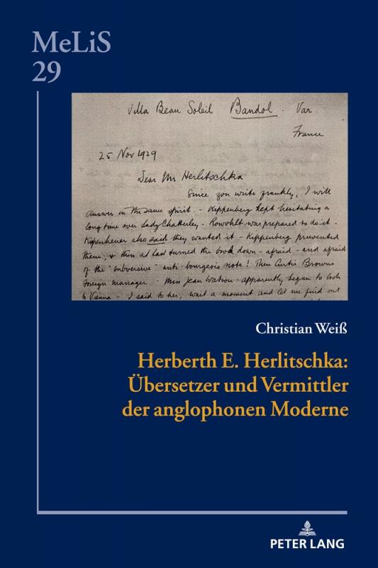 Cover-Bild Herberth E. Herlitschka: Übersetzer und Vermittler der anglophonen Moderne