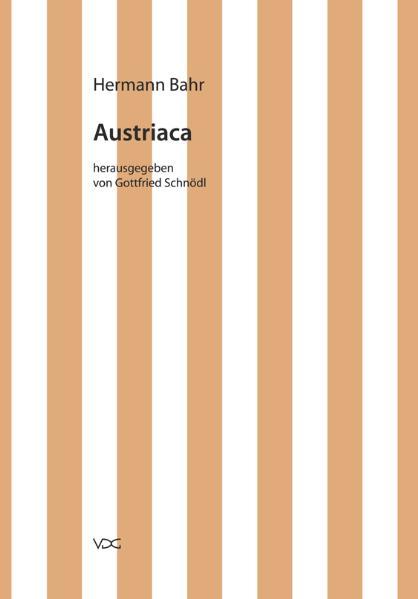 Cover-Bild Hermann Bahr / Austriaca