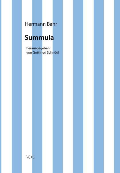 Cover-Bild Hermann Bahr / Summula