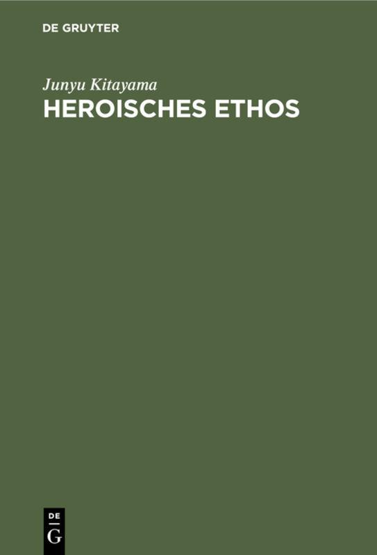 Cover-Bild Heroisches Ethos