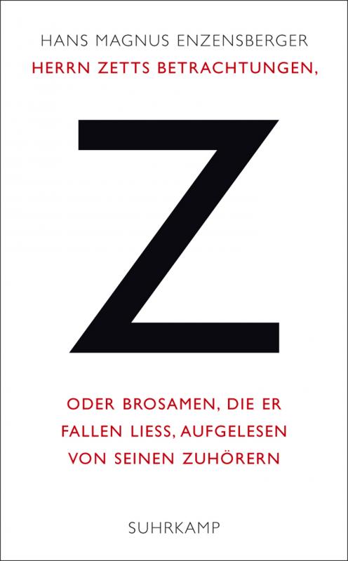 Cover-Bild Herrn Zetts Betrachtungen, oder Brosamen, die er fallen ließ, aufgelesen von seinen Zuhörern