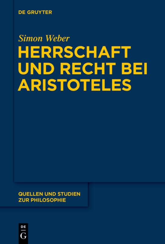 Cover-Bild Herrschaft und Recht bei Aristoteles