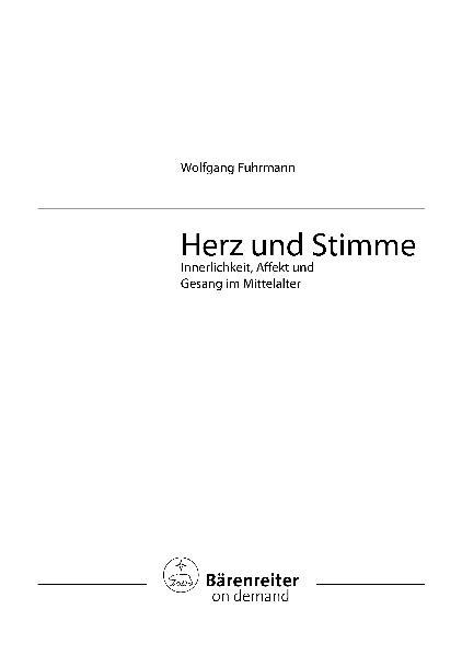 Cover-Bild Herz und Stimme