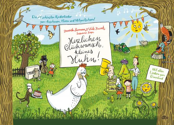 Cover-Bild Herzlichen Glückwunsch, kleines Huhn! Die 24 schönsten Kinderlieder zum Anschauen, Hören und Mitzwitschern!