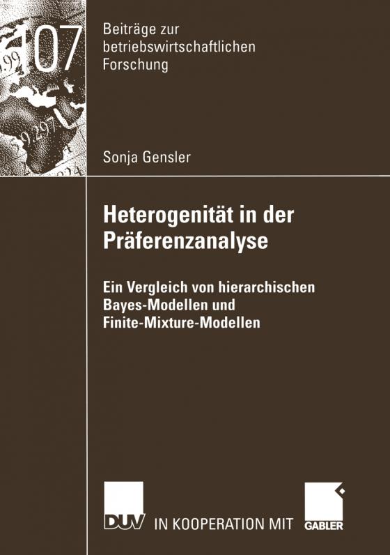 Cover-Bild Heterogenität in der Präferenzanalyse