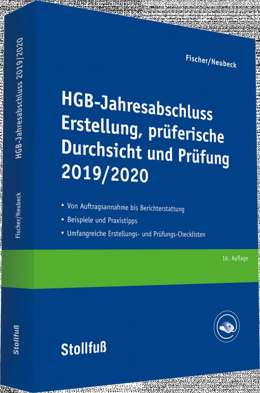 Cover-Bild HGB-Jahresabschluss - Erstellung, prüferische Durchsicht und Prüfung 2019/20 - online