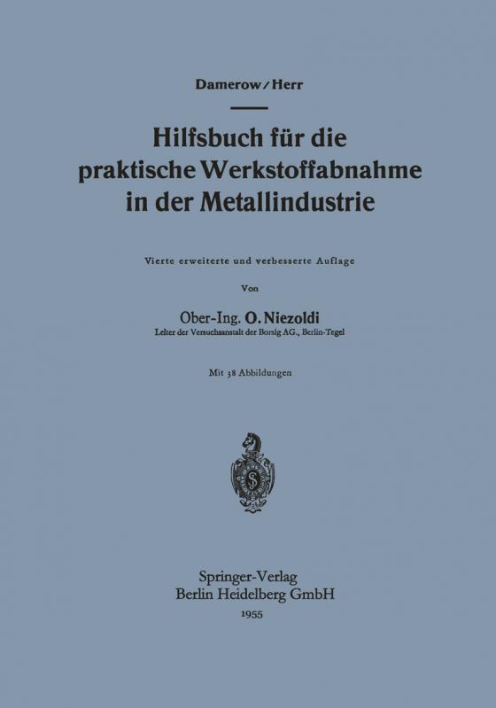 Cover-Bild Hilfsbuch für die praktische Werkstoffabnahme in der Metallindustrie