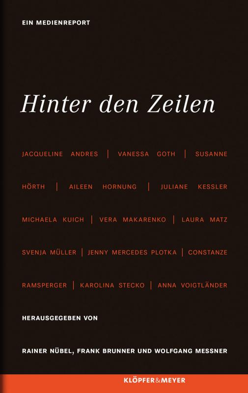 Cover-Bild Hinter den Zeilen