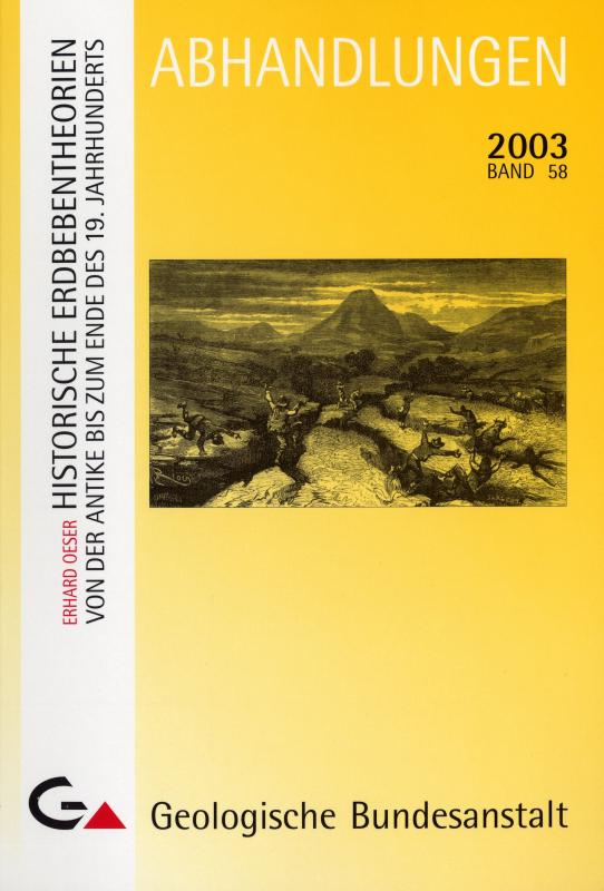 Cover-Bild Historische Erdbebentheorien von der Antike bis zum Ende des 19. Jahrhunderts