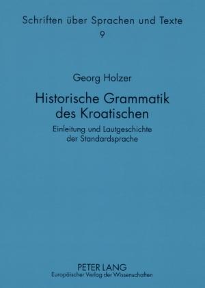 Cover-Bild Historische Grammatik des Kroatischen