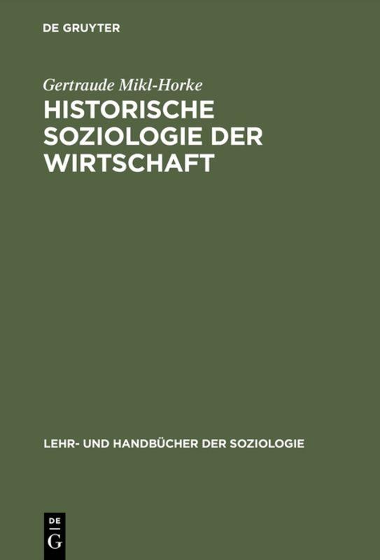 Cover-Bild Historische Soziologie der Wirtschaft