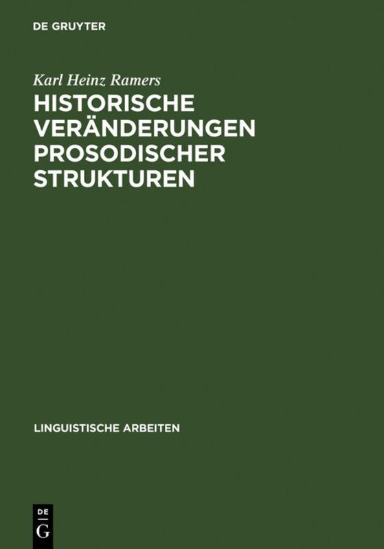 Cover-Bild Historische Veränderungen prosodischer Strukturen