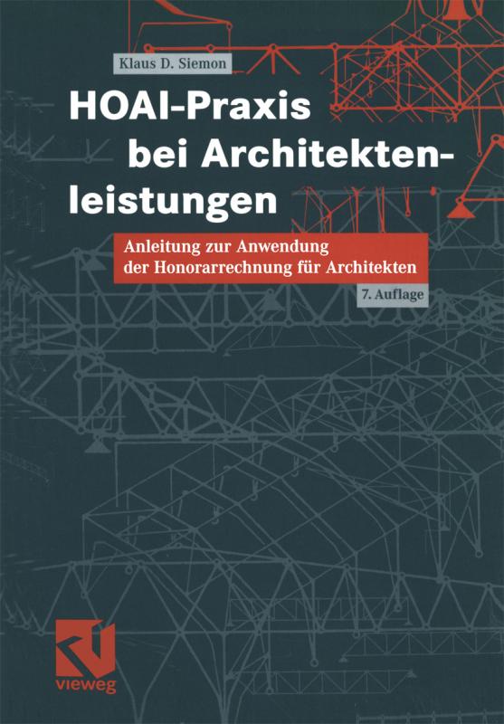 Cover-Bild HOAI-Praxis bei Architektenleistungen