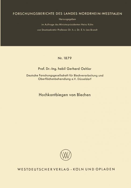 Cover-Bild Hochkantbiegen von Blechen