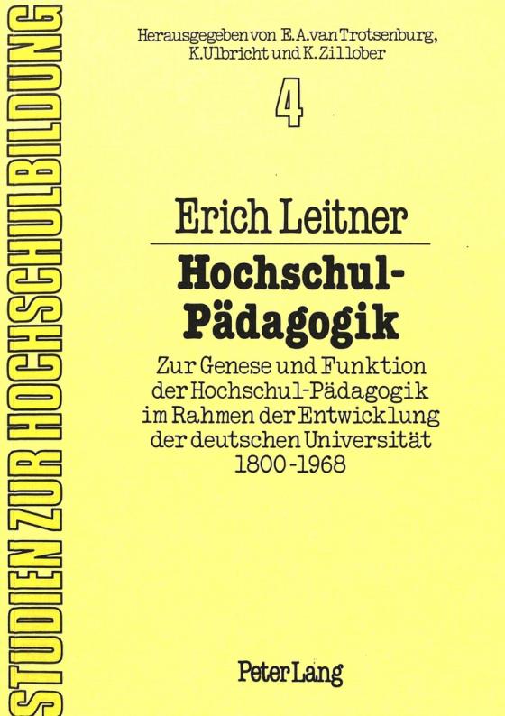 Cover-Bild Hochschul-Pädagogik