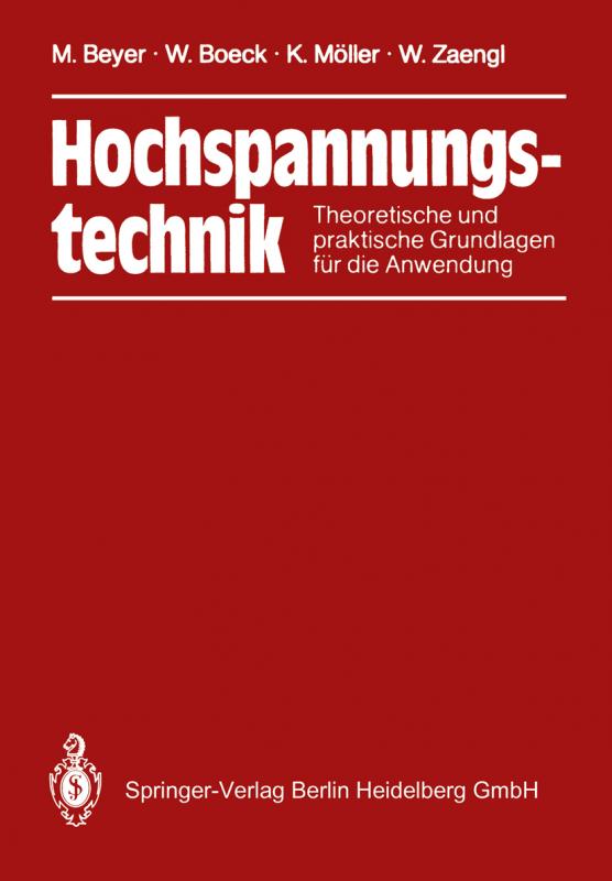 Cover-Bild Hochspannungstechnik