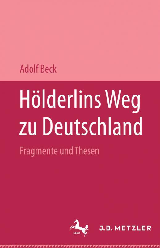 Cover-Bild Hölderlins Weg zu Deutschland