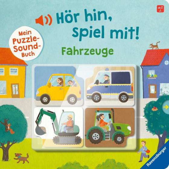 Cover-Bild Hör hin, spiel mit! Mein Puzzle-Soundbuch: Fahrzeuge