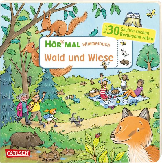 Cover-Bild Hör mal (Soundbuch): Wimmelbuch: Wald und Wiese